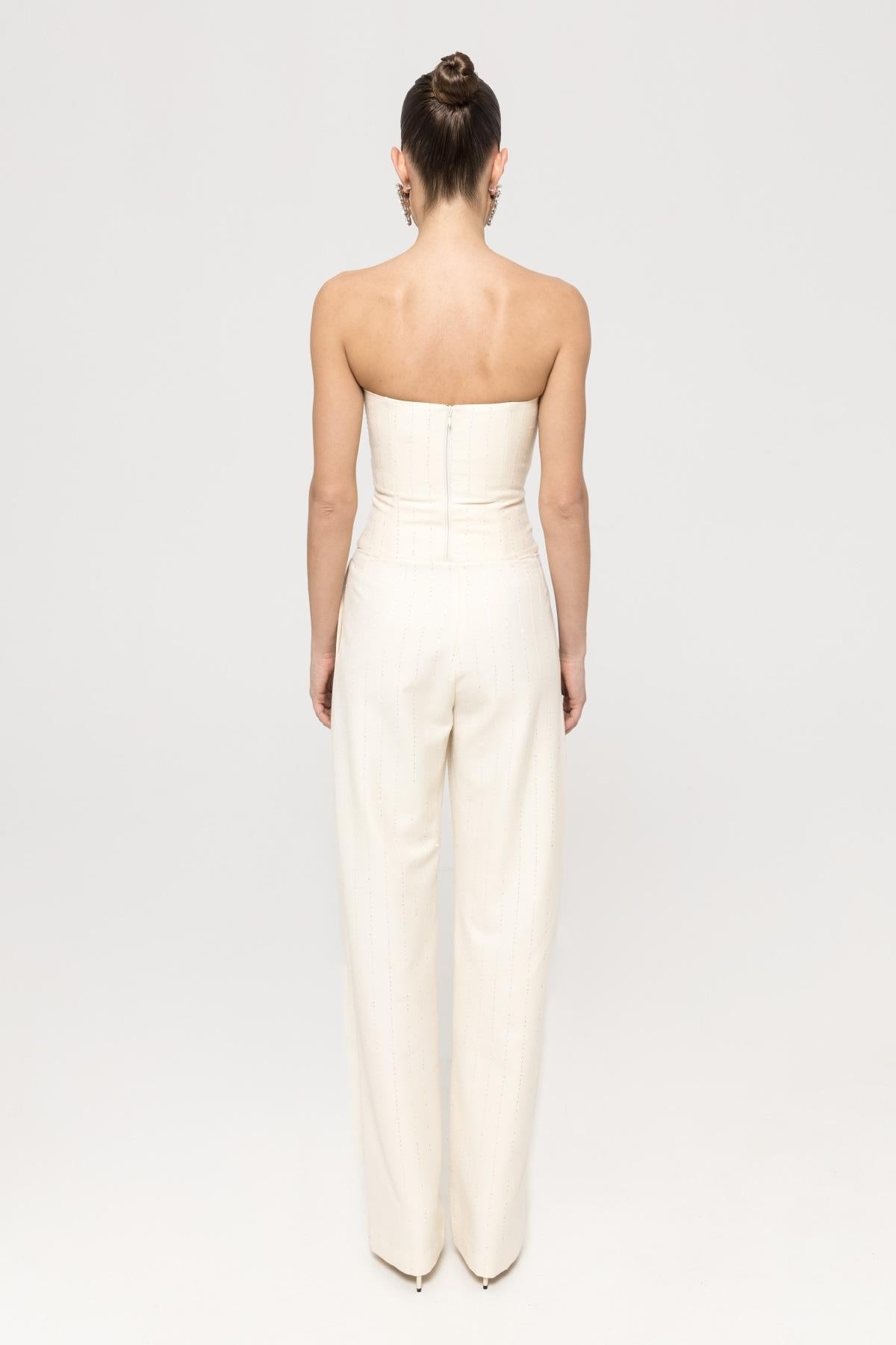 pantalone con micropaillettes PS1348007 NISSA