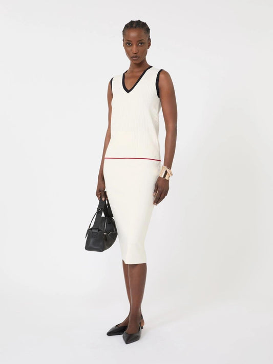 gilet con scollo v UMILE007 MAXMARA STUDIO