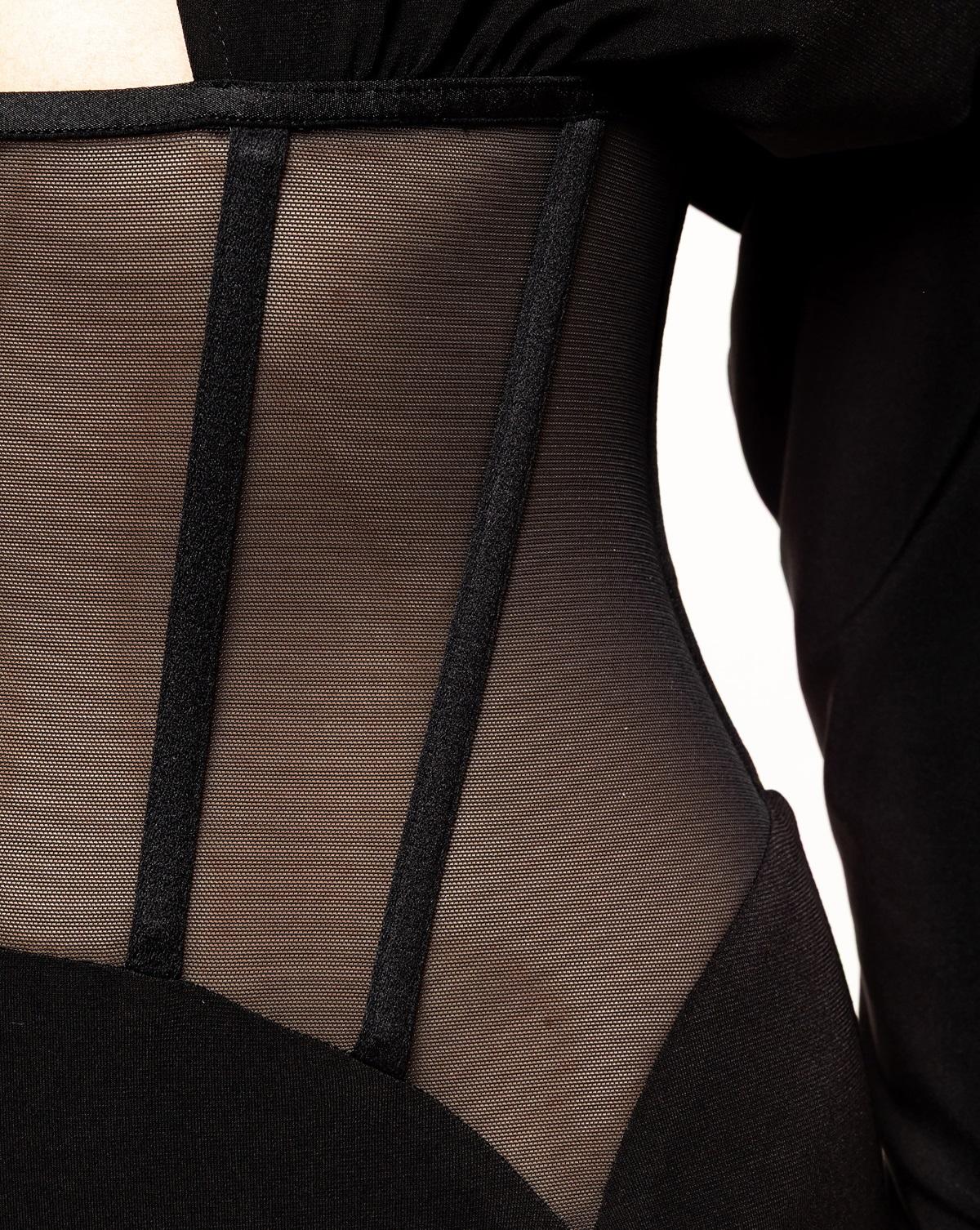 Abito lungo con corsetto in vita RS16058000 NISSA