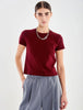 T-shirt in Maglia Maniche Corte
