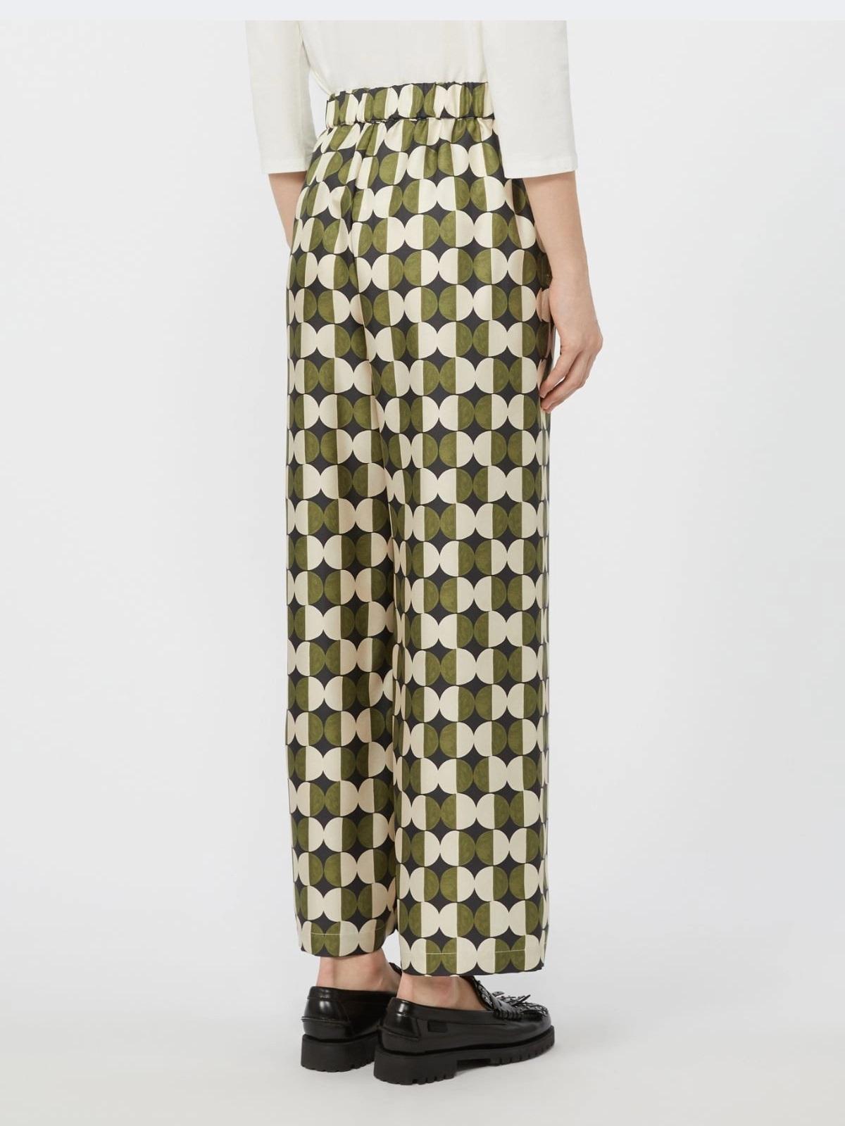 Pantalone in twill di seta FIBBIA017 MAXMARA