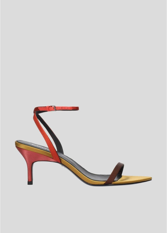 Sandali con tacco multicolor 119Z75BK010 LOLA CRUZ